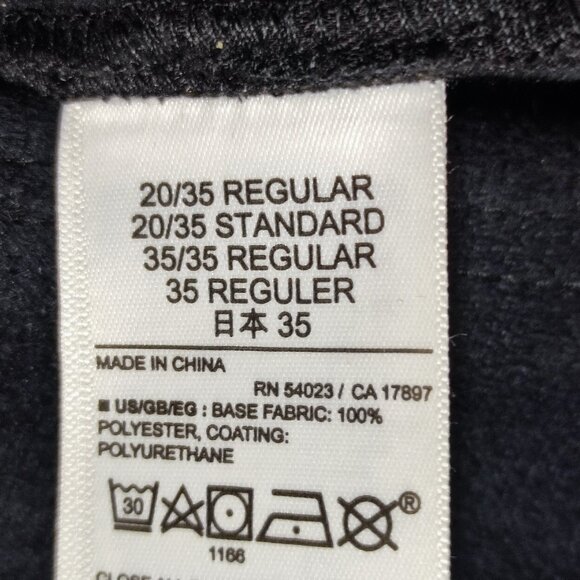 GAP Denim vegan leather high-rise universal legging women's size 20/35R black - Picture 5 of 13